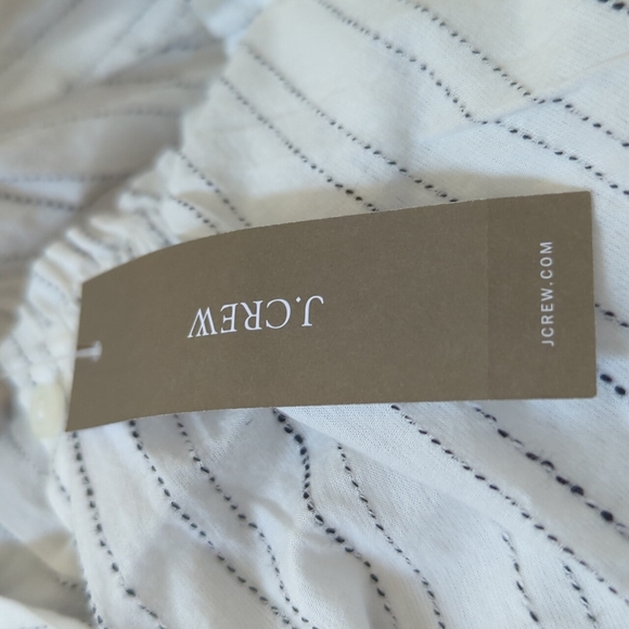 J. Crew Button-Up Tie-Waist Top in Stripe - Picture 15 of 16